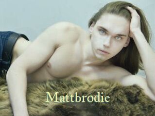Mattbrodie